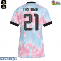 Belgia Timothy Castagne #21 Bortedrakt Dame VM 2026 Kortermet